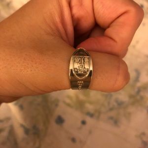 Unique sterling silver Disney World spoon ring